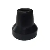 Walking Stick Ferrule Black, 16 mm | MOBIAK